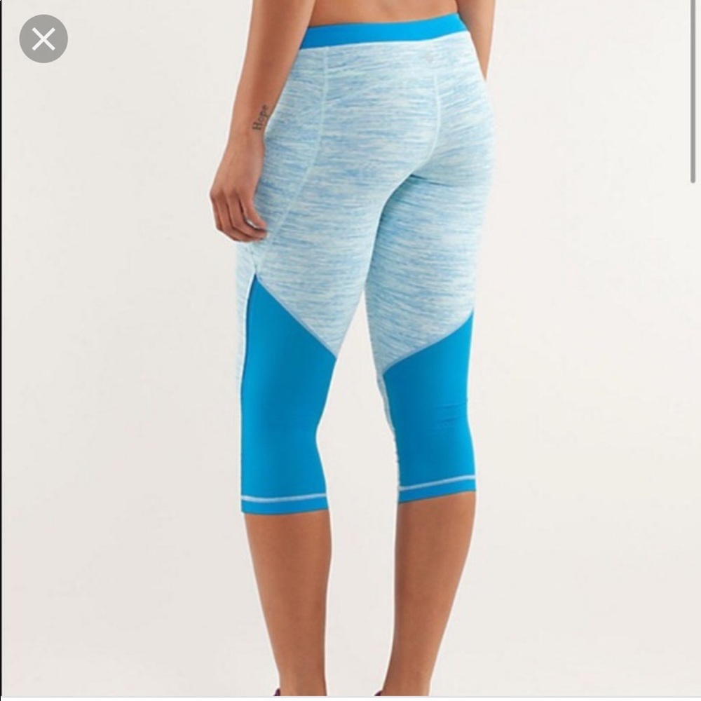 Lululemon beach runner crop leggings 6
